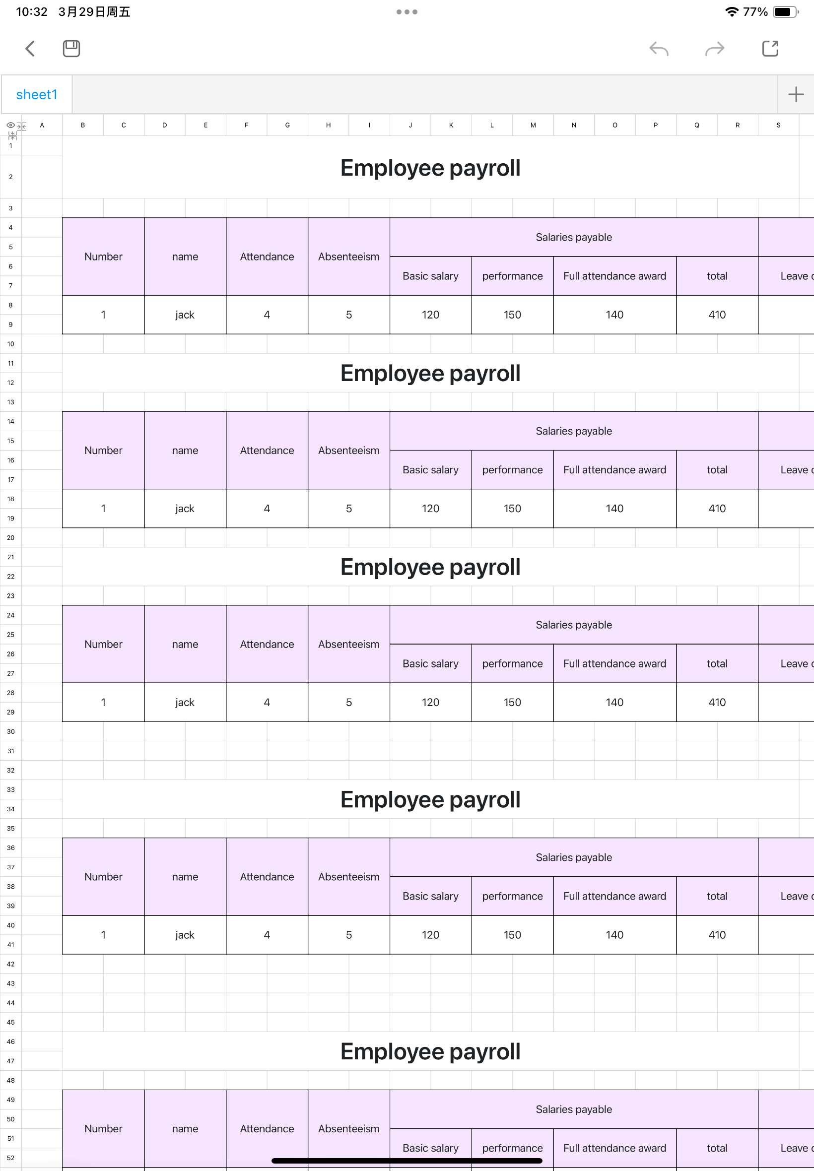 Payslip 12